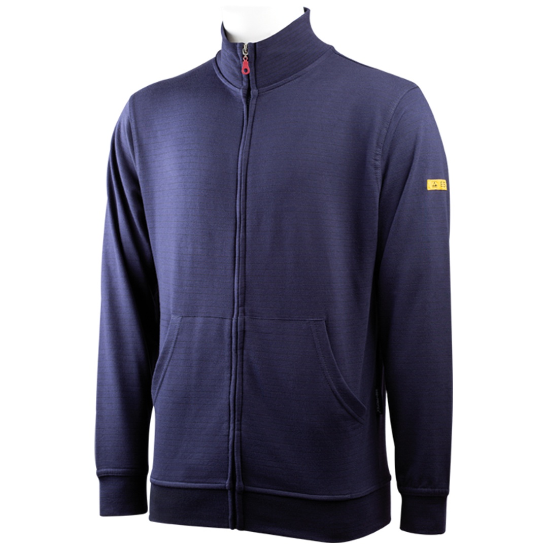 ESD-Protect ProTEX Sweatshirt-Jacke Active EP10032 Gr. L marine