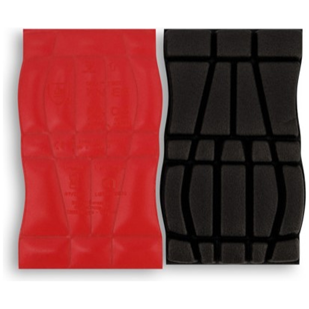 Dassy DASSY® Fides Zertifizierte Knieschützer (Typ 2, Level 1) POLYETHYLEEN STANDARD 25466 Gr. UNI rot/schwarz