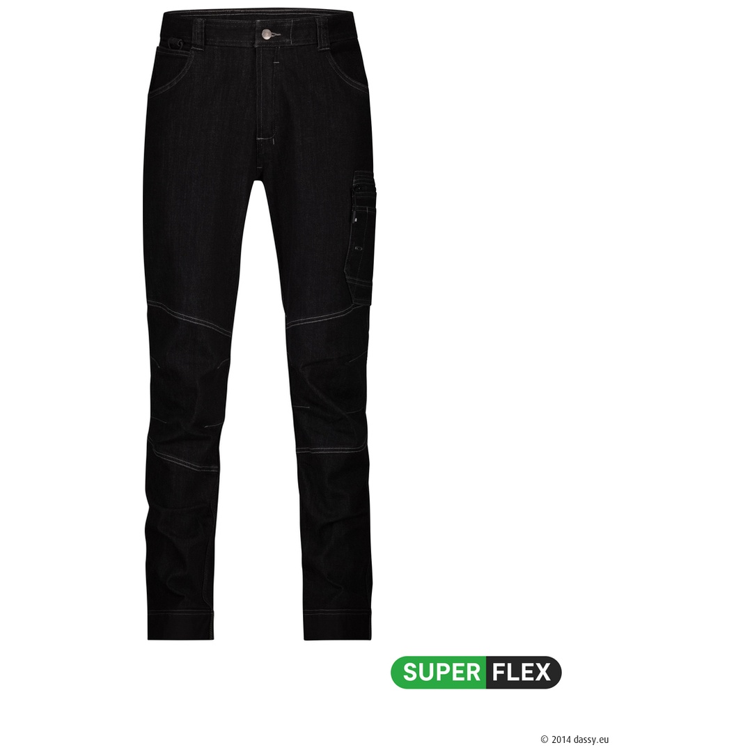 Dassy Stretch-Arbeitsjeans Osaka CO93 201011 Standard Gr. 56 Schwarz