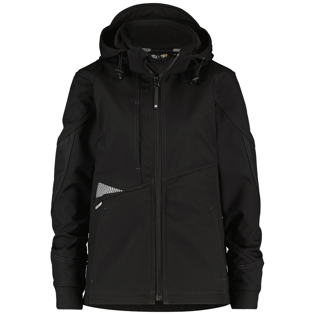 Dassy DASSY® Gravity Women Softshell-Jacke für Damen PES21 STANDARD 300473 Gr. L schwarz
