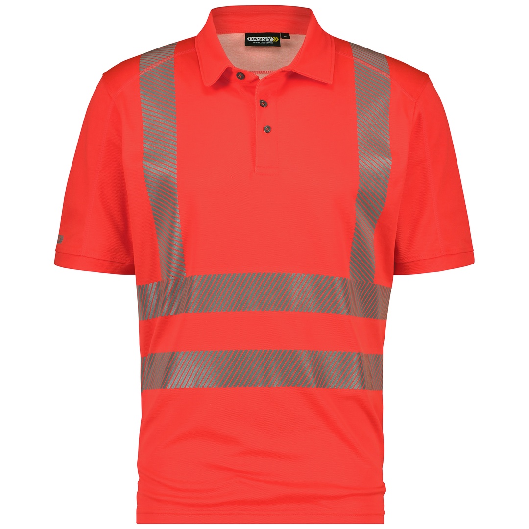 Dassy DASSY® Brandon Warnschutz UV-Poloshirt COPES54 STANDARD 710024 Gr. S neonrot