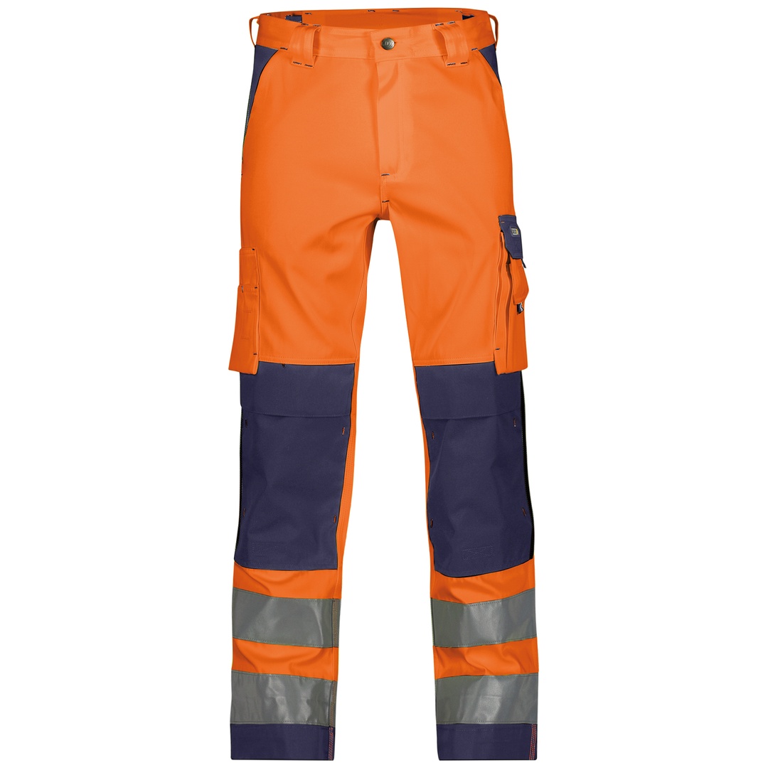 Dassy Warnschutz Bundhose Buffalo PESCO70 MINUS Gr. 52 neonorange/dunkelblau
