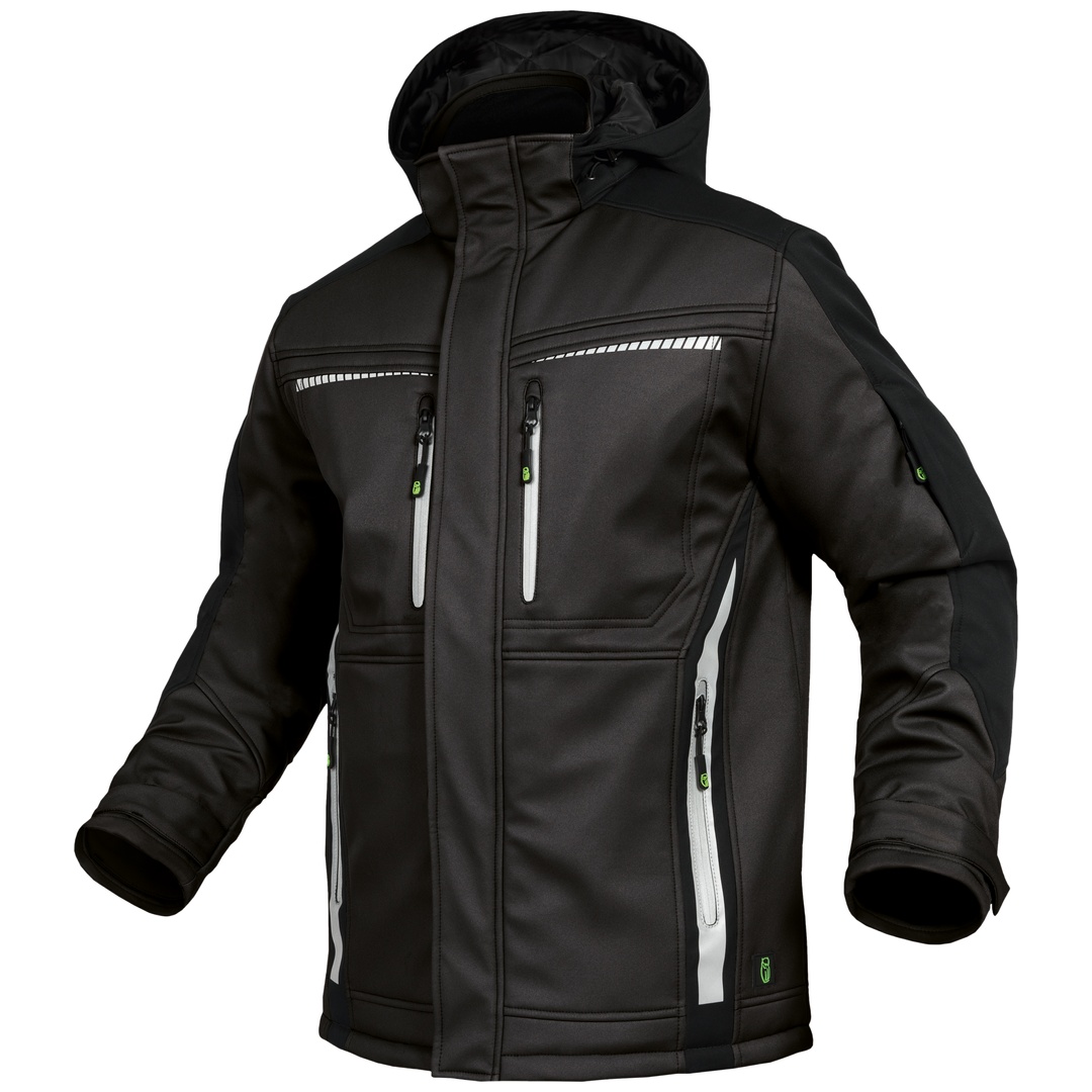 Triuso Leibwächter Winter-Softshelljacke Flex-Line  Gr. 4XL anthrazit/schwarz