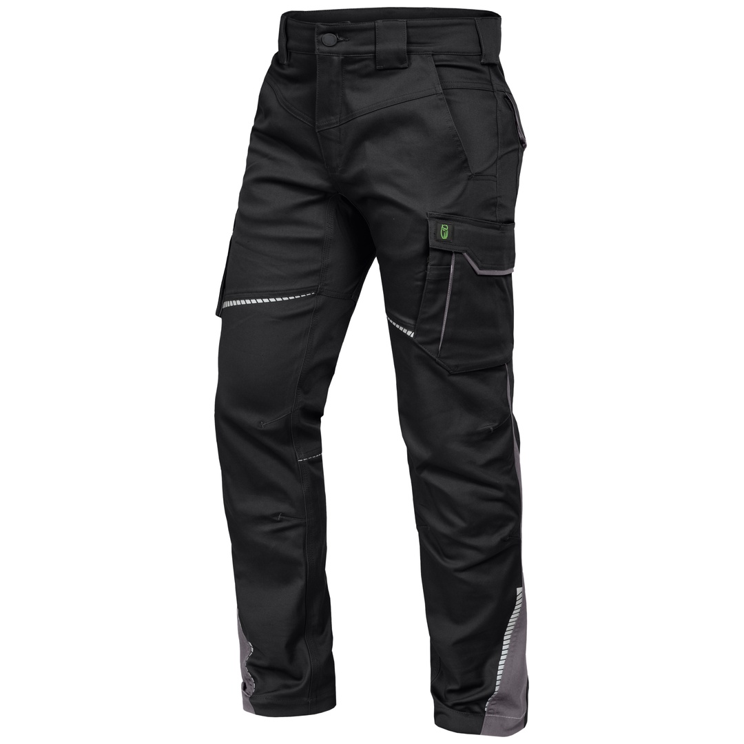 Triuso Leibwächter Bundhose ohne Knietaschen Flex-Line Herren FLXHO25 Gr. 114 schwarz/grau