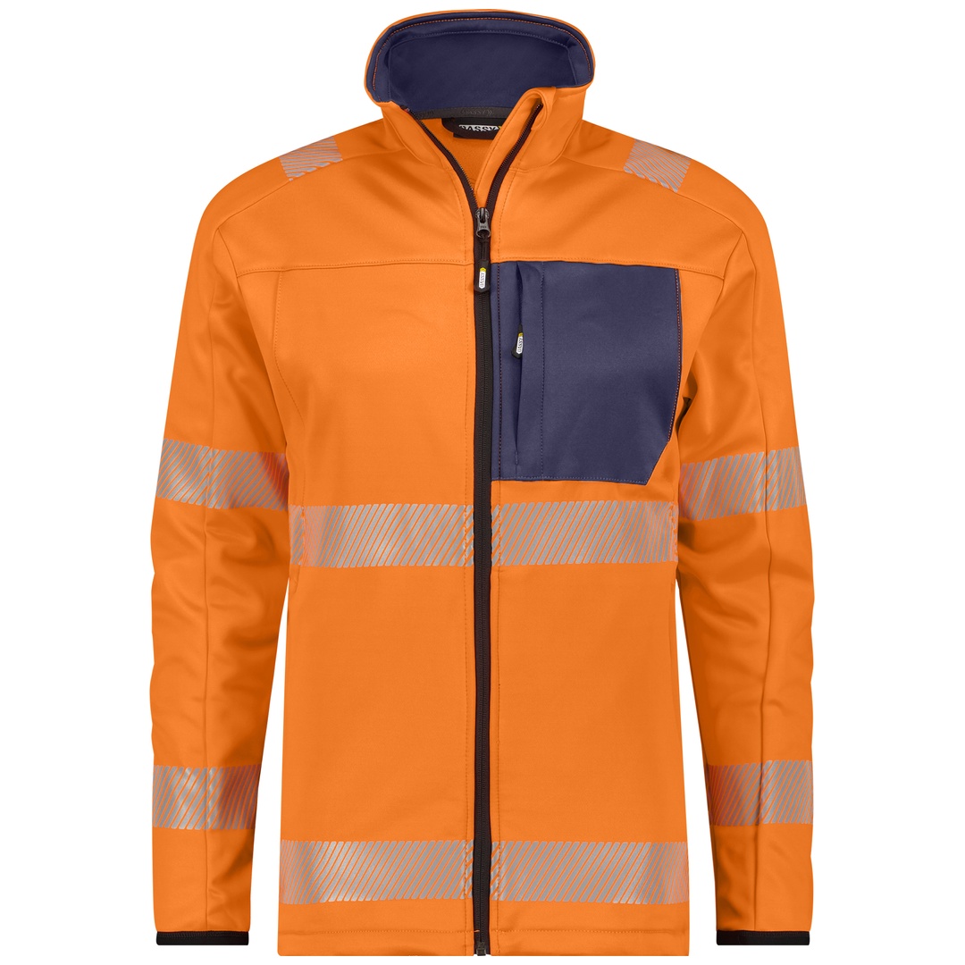 Dassy Warnschutz Midlayer-Jacke CAMDEN PESSPA35 Gr. 3XL neonorange/dunkelblau