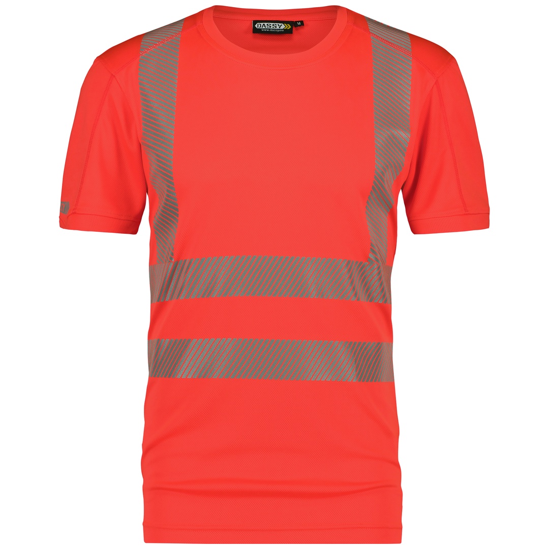 Dassy Warnschutz UV-T-Shirt PES06 710027 Gr. 3XL rot
