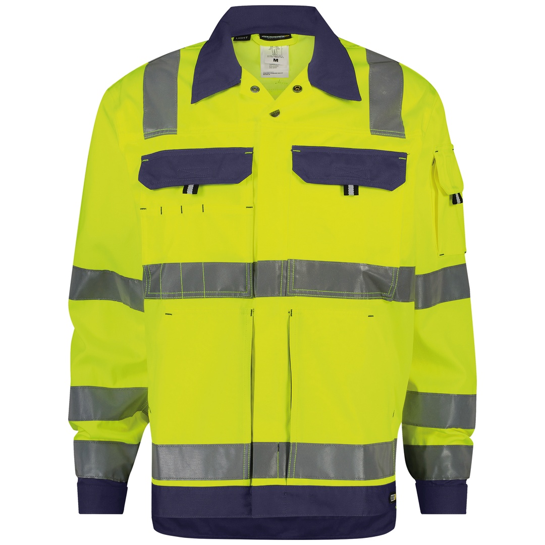 Dassy Warnschutz Arbeitsjacke Dusseldorf PESCO74 Gr. M neongelb/dunkelblau