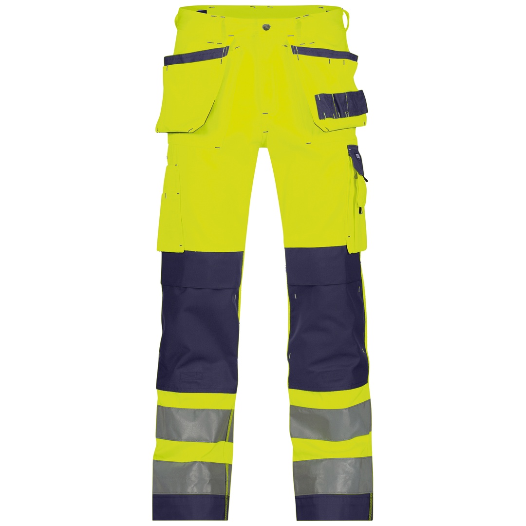 Dassy Warnschutz Arbeitshose GLASGOW PESCO74 Gr. 56 neongelb/dunkelblau