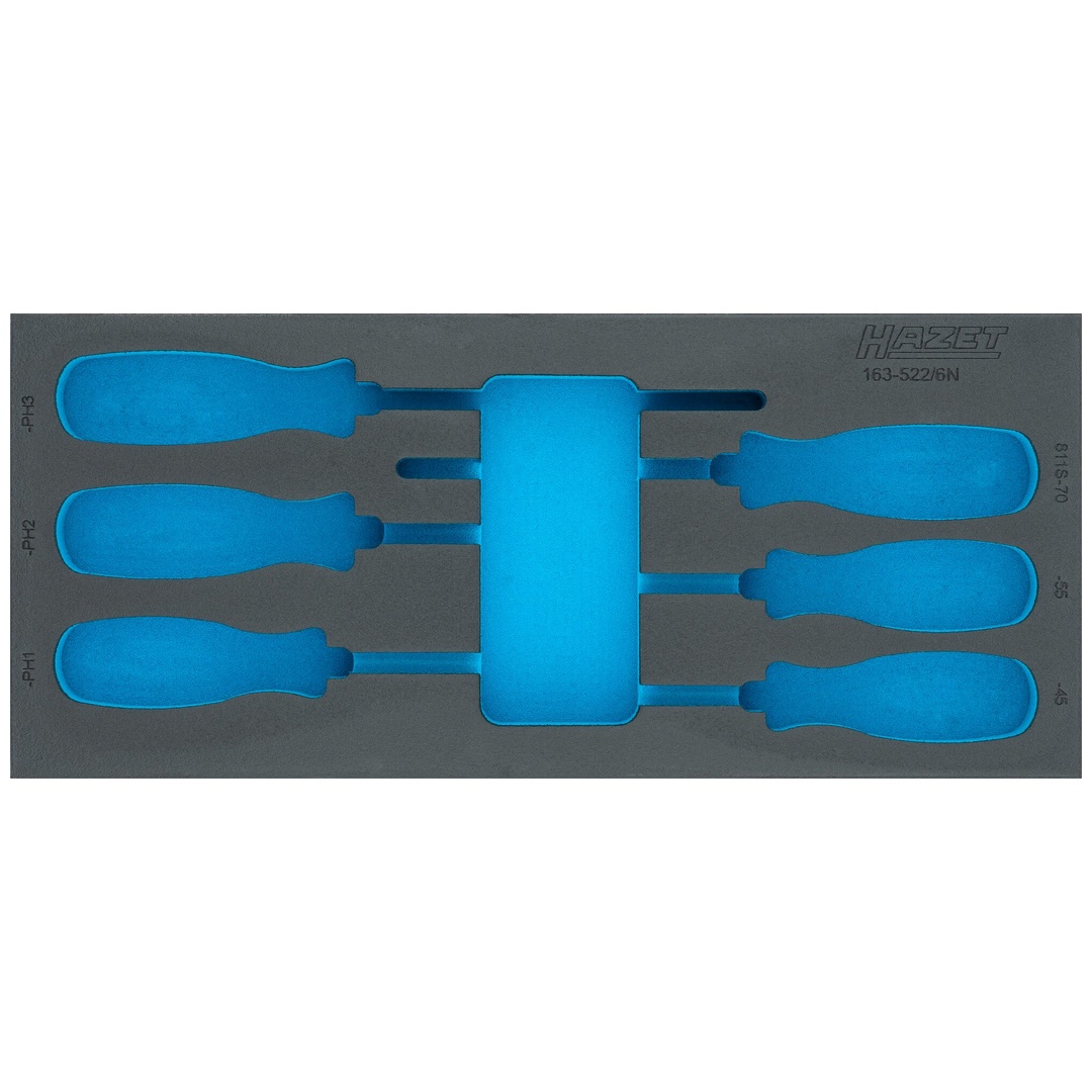 Hazet 2-Komponenten Weichschaumeinlage 163-522LN, (LxB) 392 x 172 mm