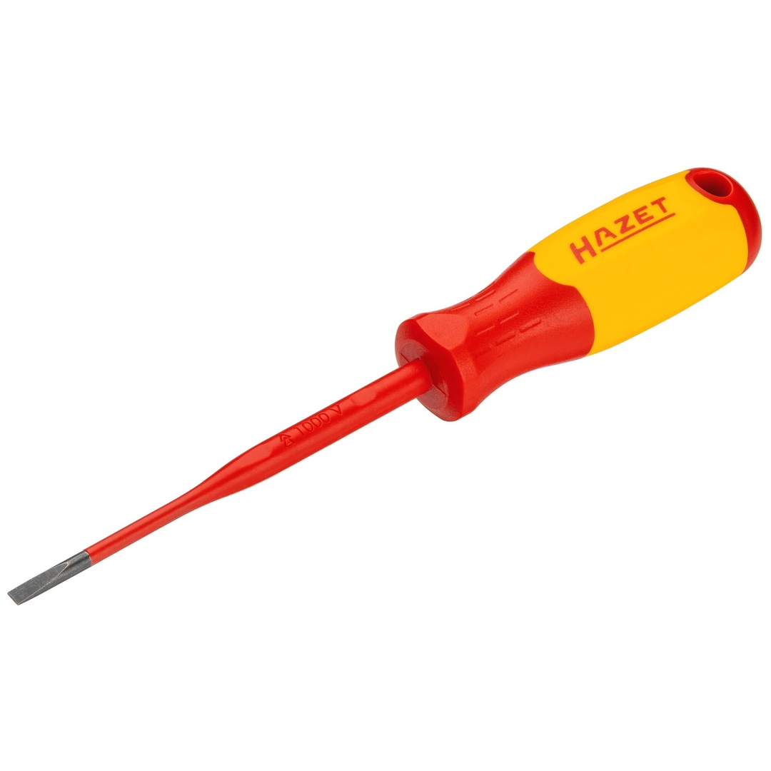 Hazet Elektriker-Schraubendreher, schutzisoliert Schlitz Profil, SW 0,6 x 3,5 mm