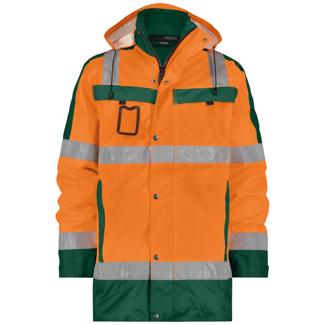 Dassy DASSY® Limasol Warnschutz Parka PES70 STANDARD 500132 Gr. XL neonorange/flaschengrün