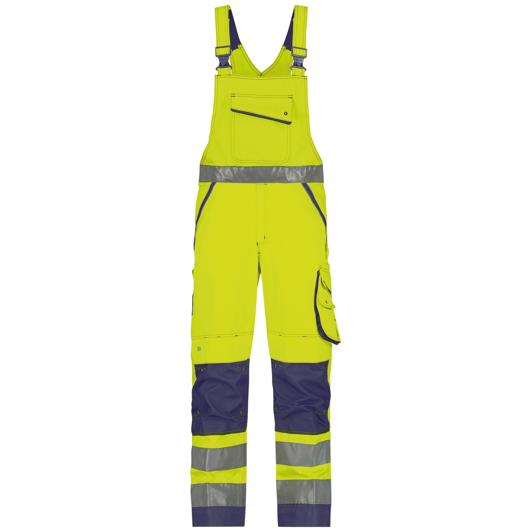 Dassy Warnschutz Latzhose Malmedy 400156 PESCO74 PLUS Gr. 48 neongelb/dunkelblau p6331975