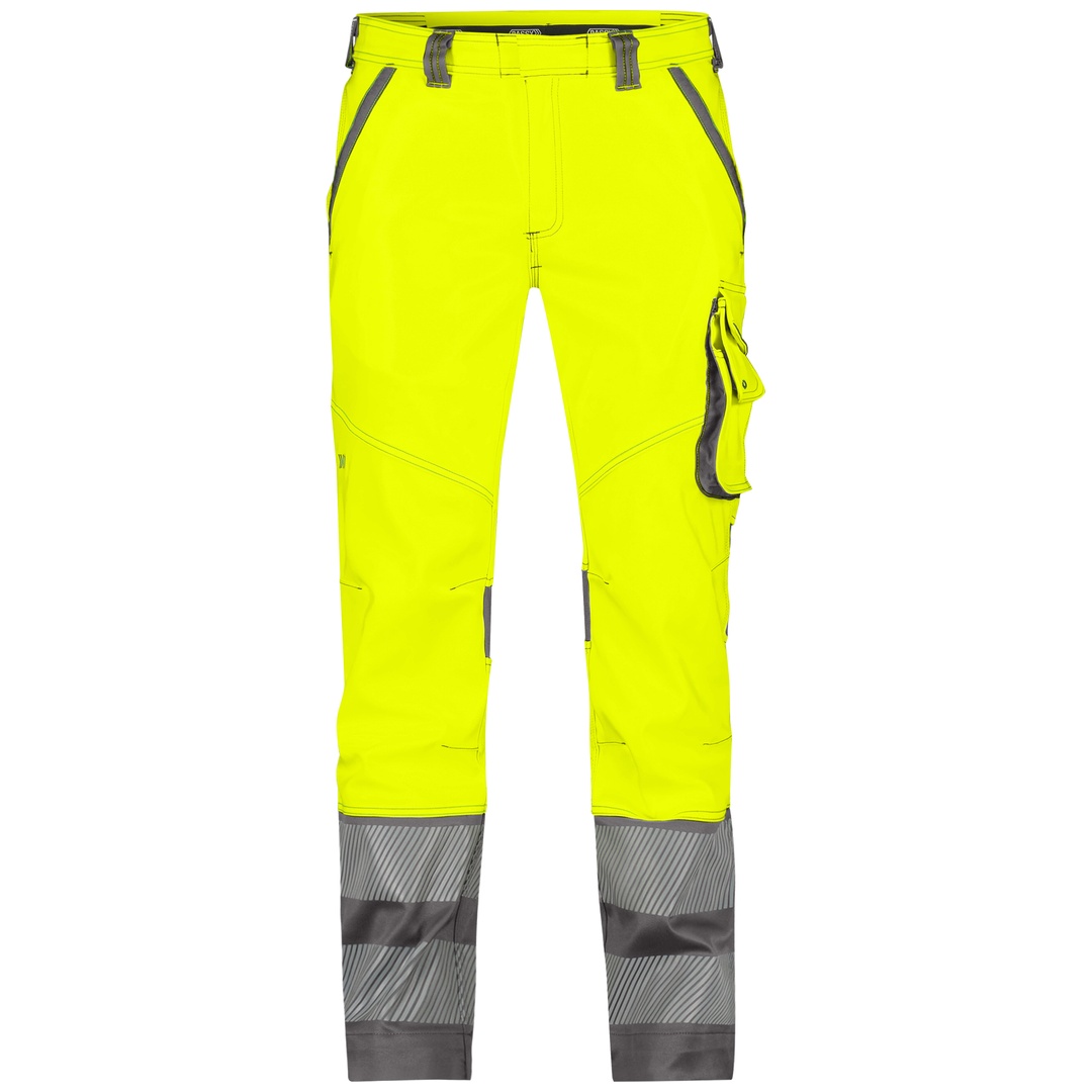 Dassy Warnschutz Bundhose Minnesota PESCOSPA76 Gr. 52-MINUS neongelb/zementgrau
