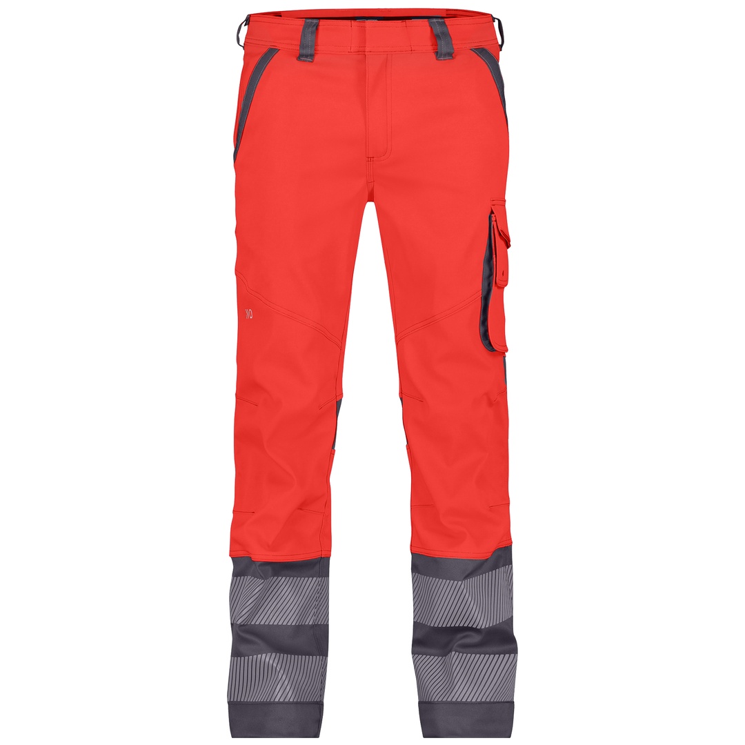 Dassy Warnschutz Bundhose Minnesota PESCOSPA76 Gr. 54-MINUS neonrot/zementgrau