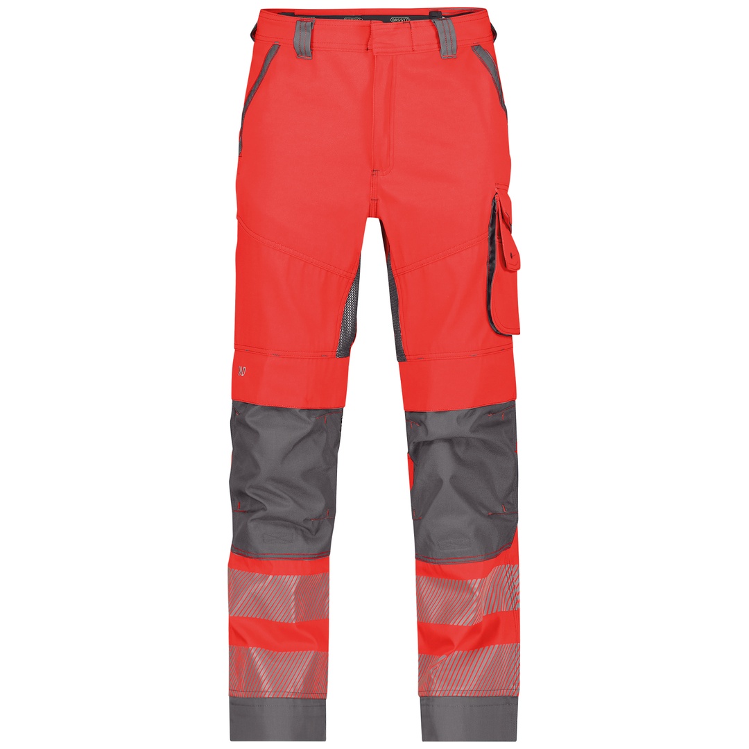 Dassy Warnschutz Bundhose Odessa PESCO70 200984 MINUS Gr. 54 neonrot/zementgrau