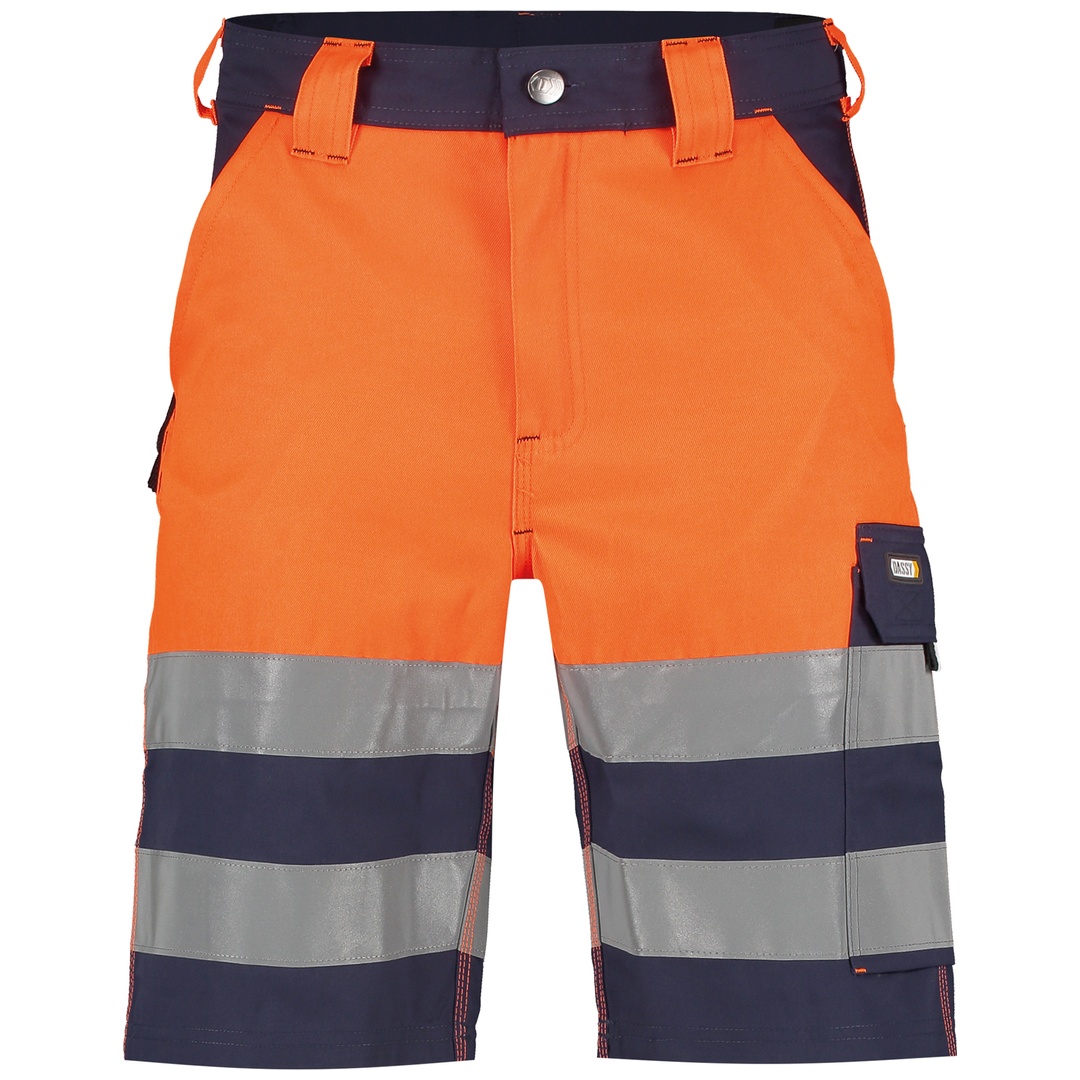 Dassy Warnschutz Shorts Venna PESCO61 Gr. 54 neonorange/dunkelblau