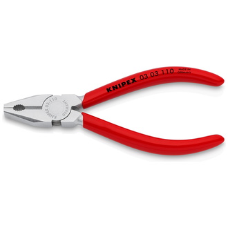 Knipex Mini-Kombizange mit Kunststoff überzogen verchromt 110 mm
