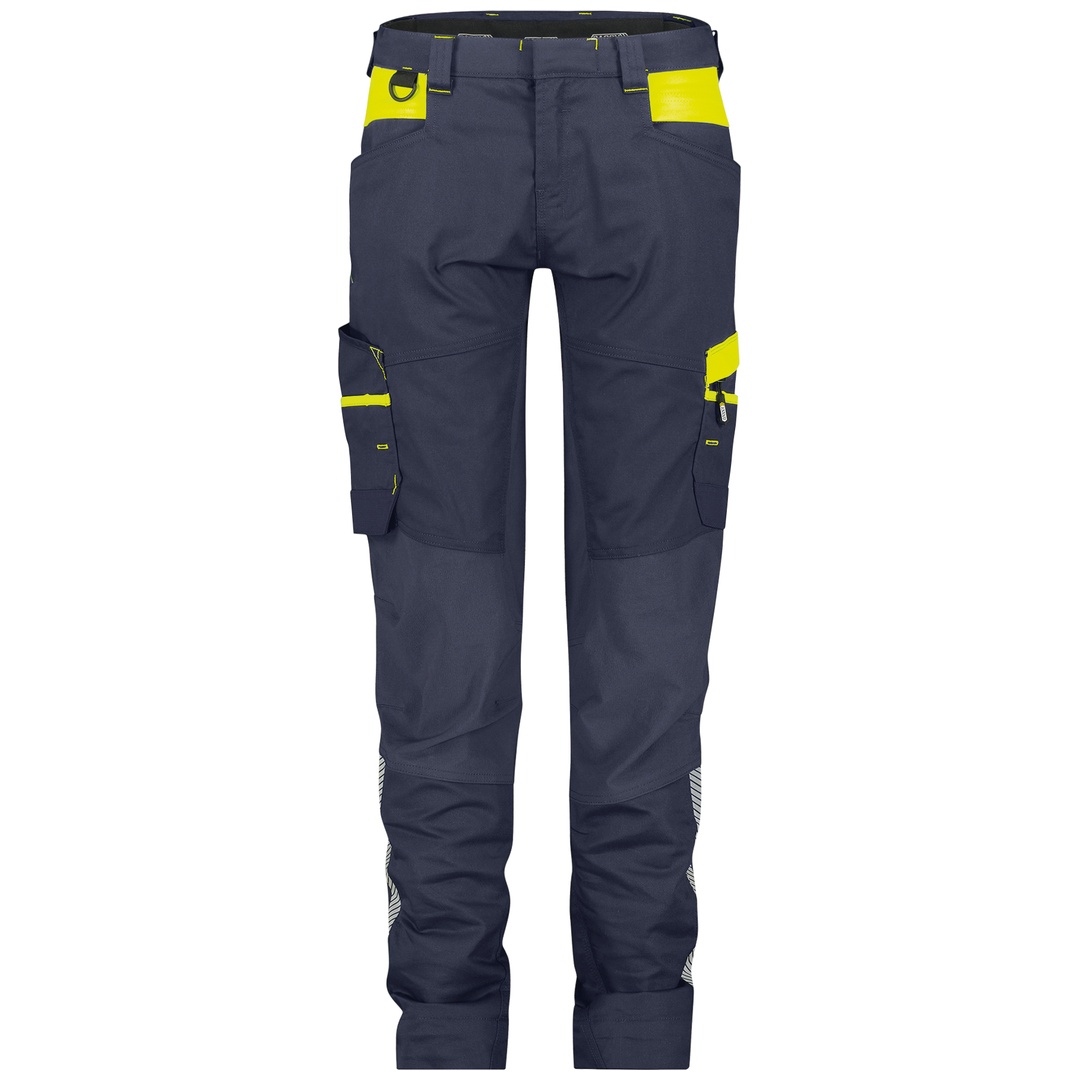 Dassy Stretch-Arbeitshose Damen Hong Kong 201134 PESCO41 Gr. 40-STANDARD nachtblau/neongelb