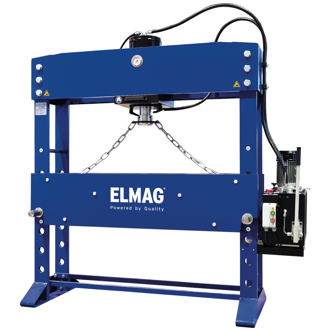 ELMAG Hydraulische Werkstattpresse XL PREMIUM WPMEH 100/2, (D=1500mm)