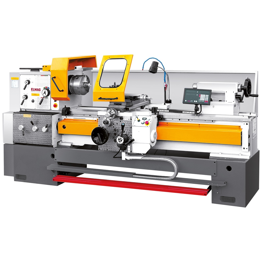 ELMAG Universal-Drehmaschine PREMIUM CU 500 RD - Vario Spitzenweite 1500mm, inkl. RÖHM-Drehfutter