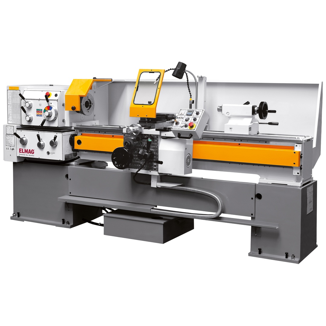 ELMAG Universal-Drehmaschine PREMIUM CU 400 RD - Vario Spitzenweite 1000mm, inkl. RÖHM-Drehfutter