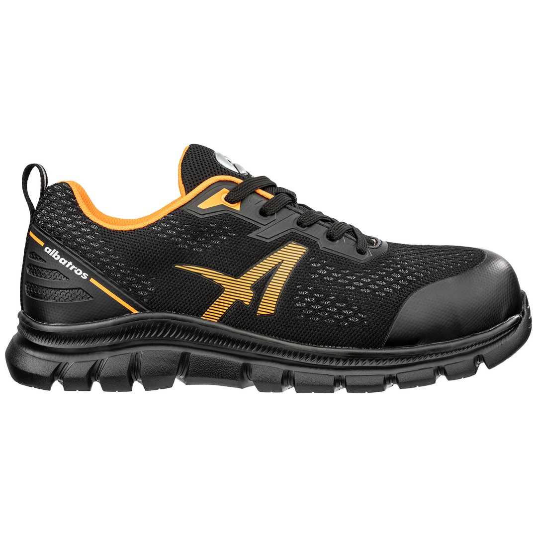 Albatros Sicherheitshalbschuh LEVITATE LOW S1PS SR 647230 Gr. 41 schwarz/orange