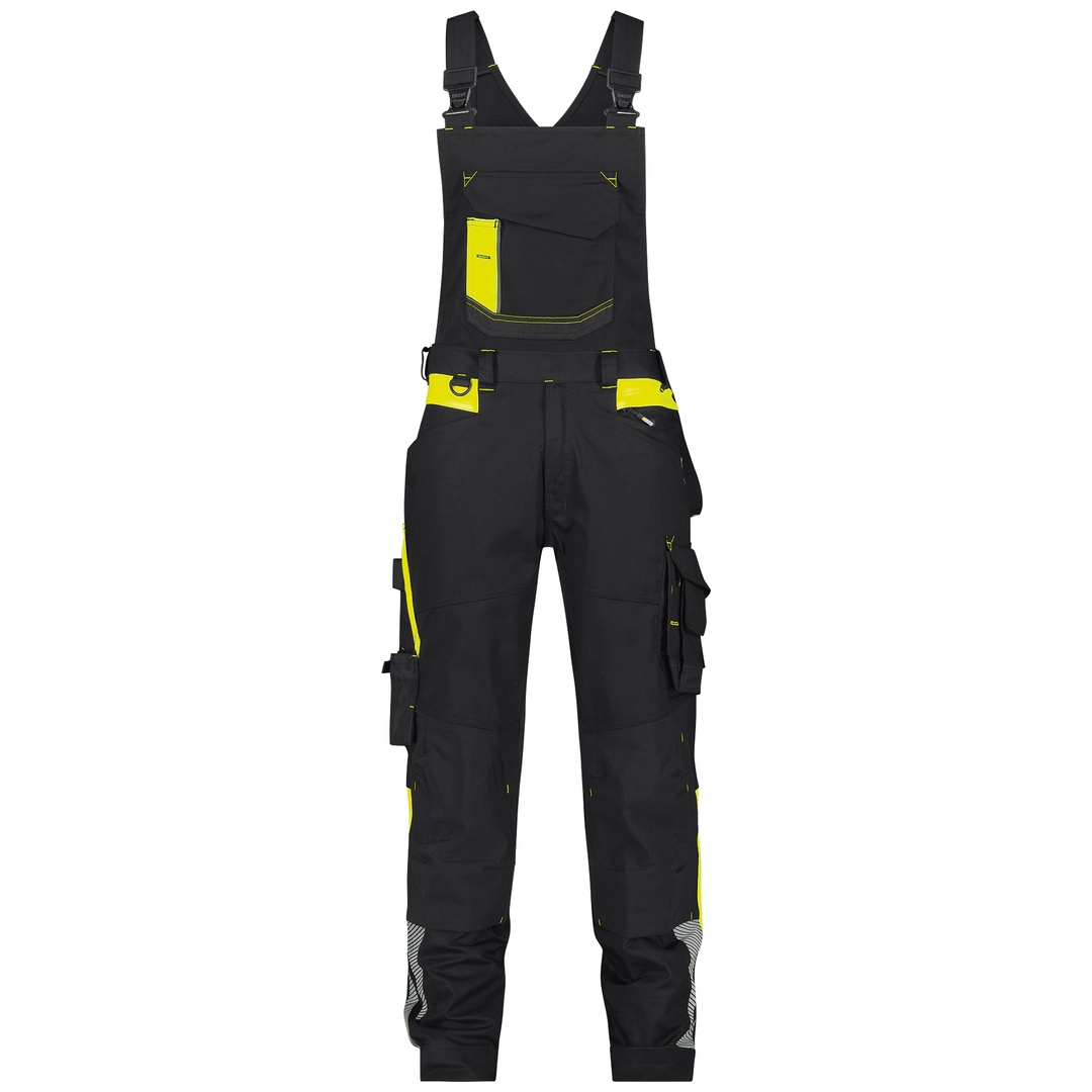Dassy Stretch-Arbeitslatzhose Ulsan PESCO41 400166 PLUS Gr. 50 schwarz/neongelb
