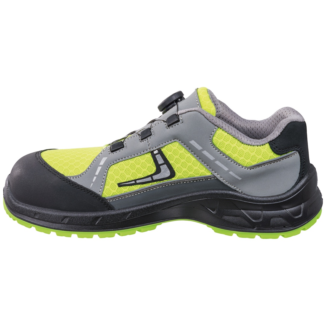 Leibwächter Sicherheitshalbschuh Basel L1295 S1P Gr. 43 schwarz/grün
