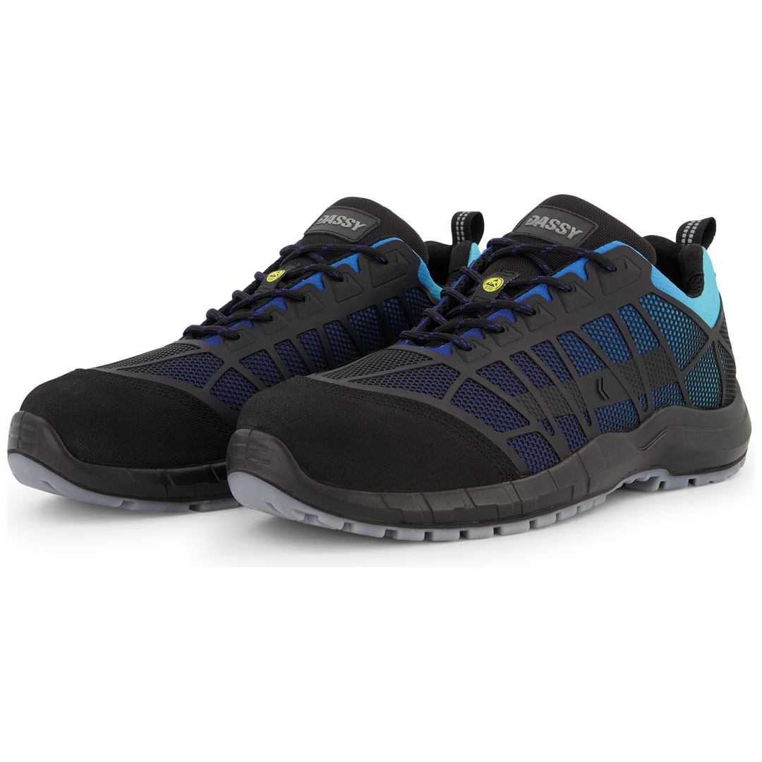 Dassy Sicherheitshalbschuh Nox 10011 S3 FO SRC ESD Gr. 47 azurblau/schwarz