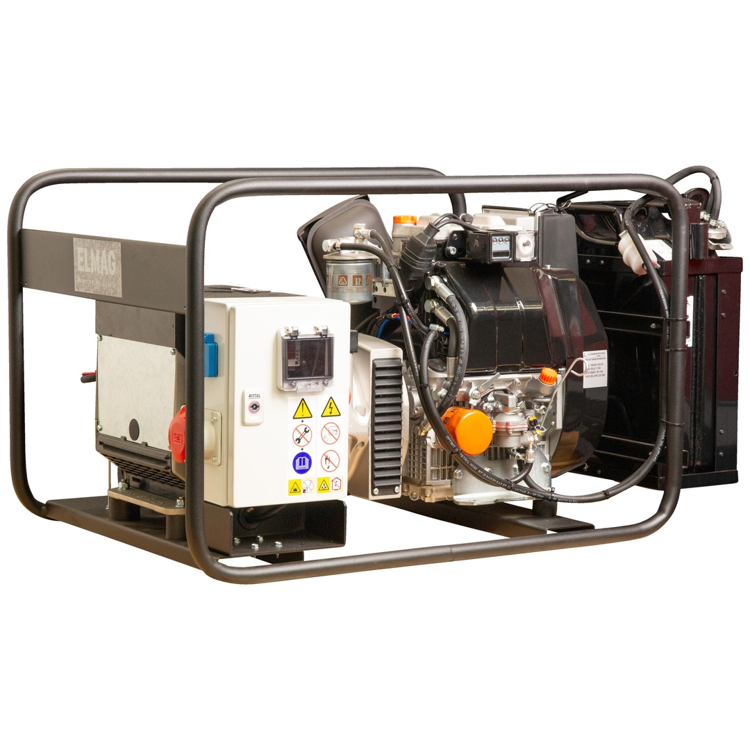 ELMAG Stromerzeuger SED 13500WDE-AVR mit LOMBARDINI 25LD 425 Motor mit Wechseltank, Elektrostart und AVR-Regelung *nur für Stationäranwendung