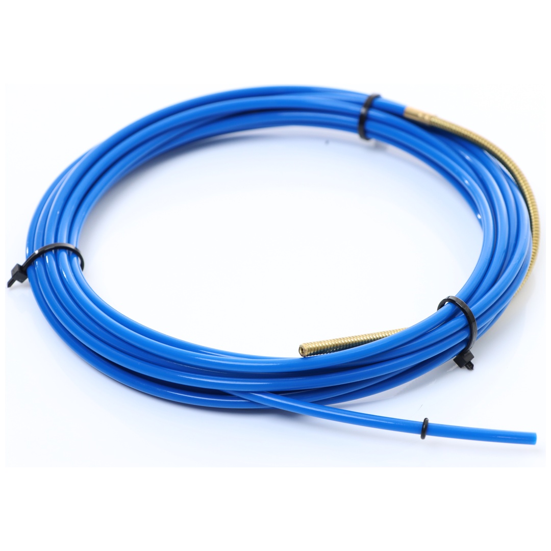 ELMAG PTFE-Seele 5,5 m blau für DrahtØ 0,6-1,0mm mit Haltenippel & O-Ring