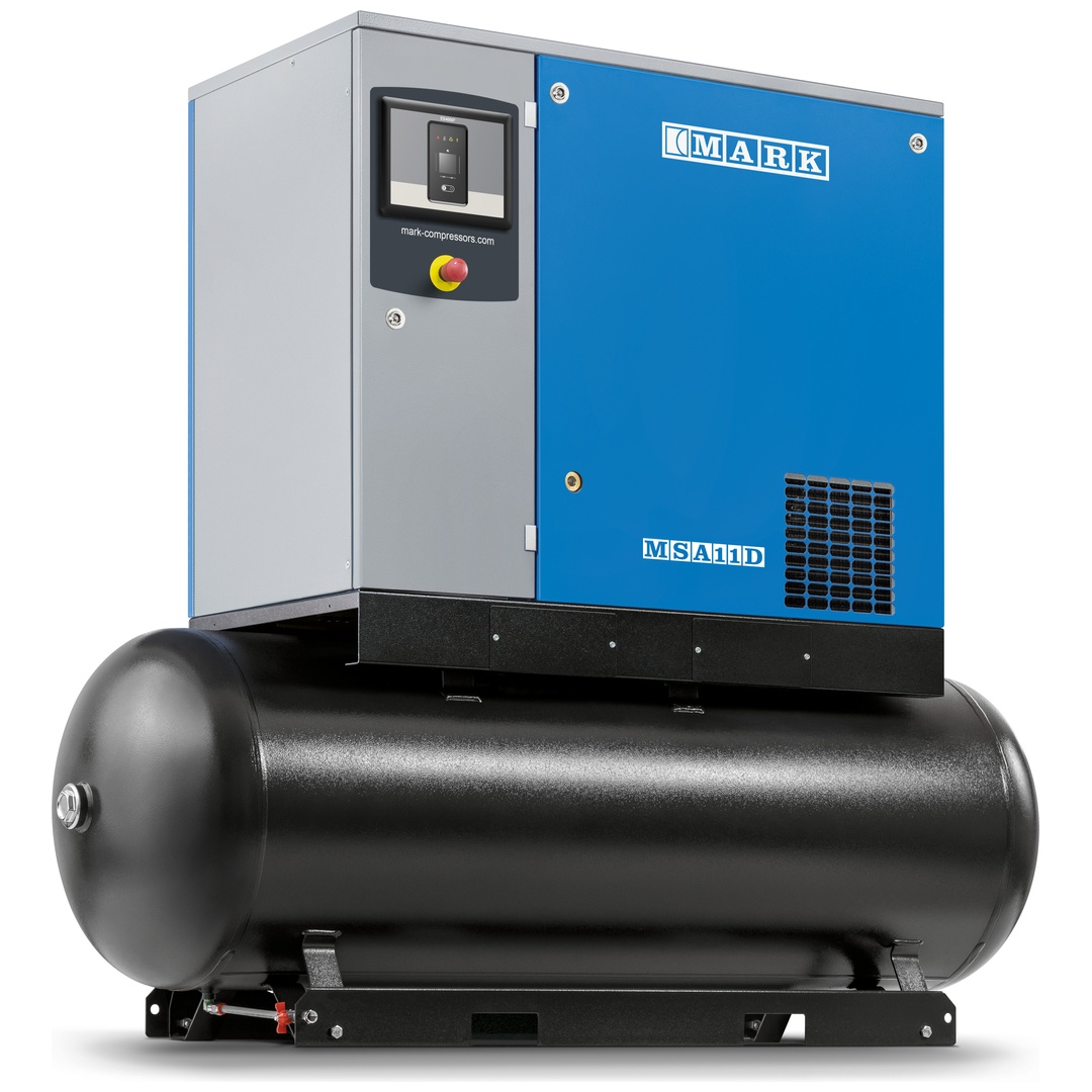 ELMAG MARK-Schraubenkompressor MSA 11D/10/270 mit Trockner/Behälter 270 AD 2000, 10 bar, mit ES 4000