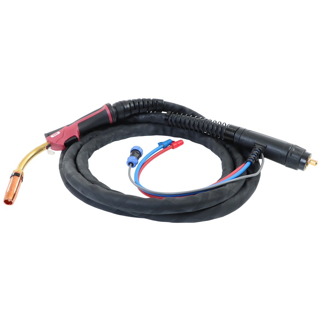 ELMAG Schlauchpaket MBC UD501W/4m, DØ 1,2mm, (3DT) wassergekühlt, inkl. UP/DOWN Leistungsregelung am Handgriff (500A CO2/450A Mischgas M21 @ 100% ED