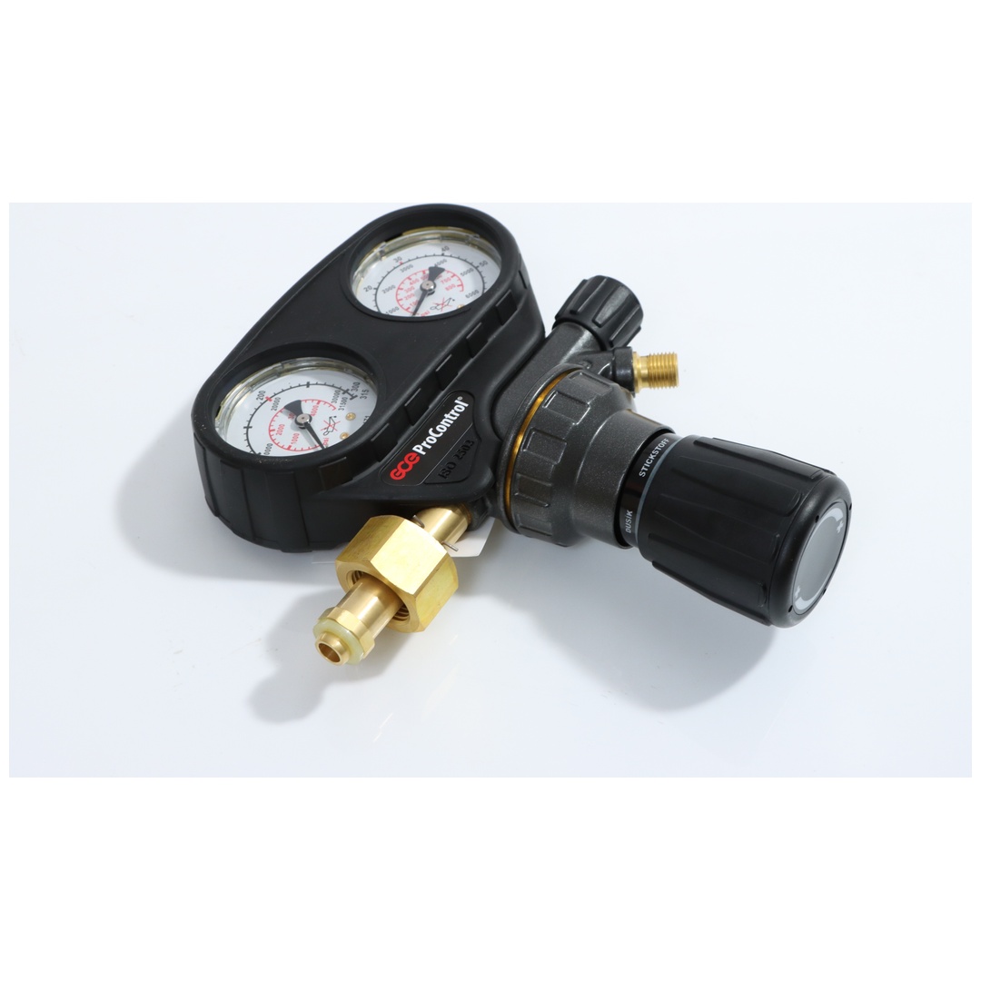ELMAG Druckregler ProControl Stickstoff mit 2 Man. Ø 63mm, Arbeitsdruck regelbar 0-30 bar