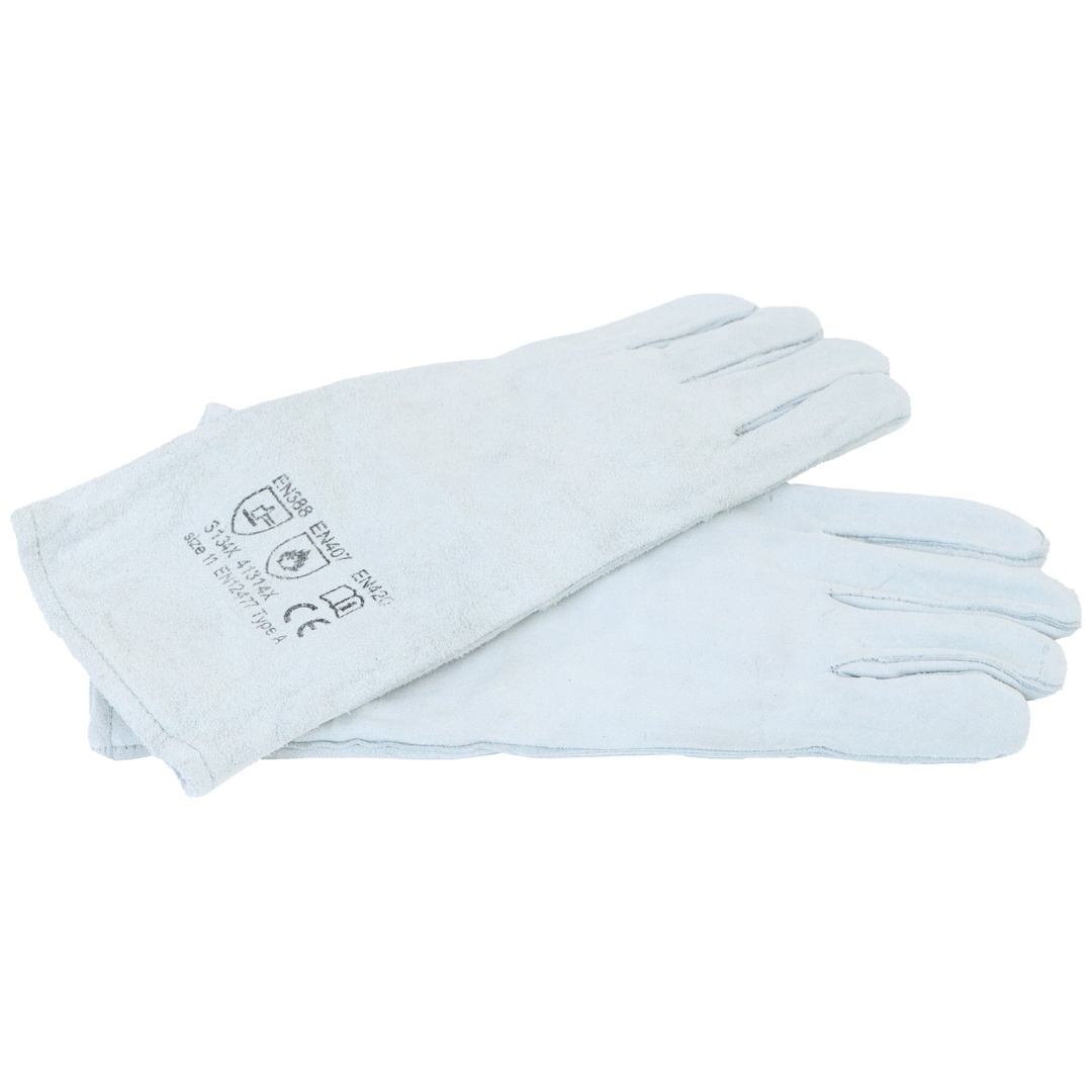 ELMAG Strahlhandschuhe, Leder, 5-Finger, robust und geschmeidig