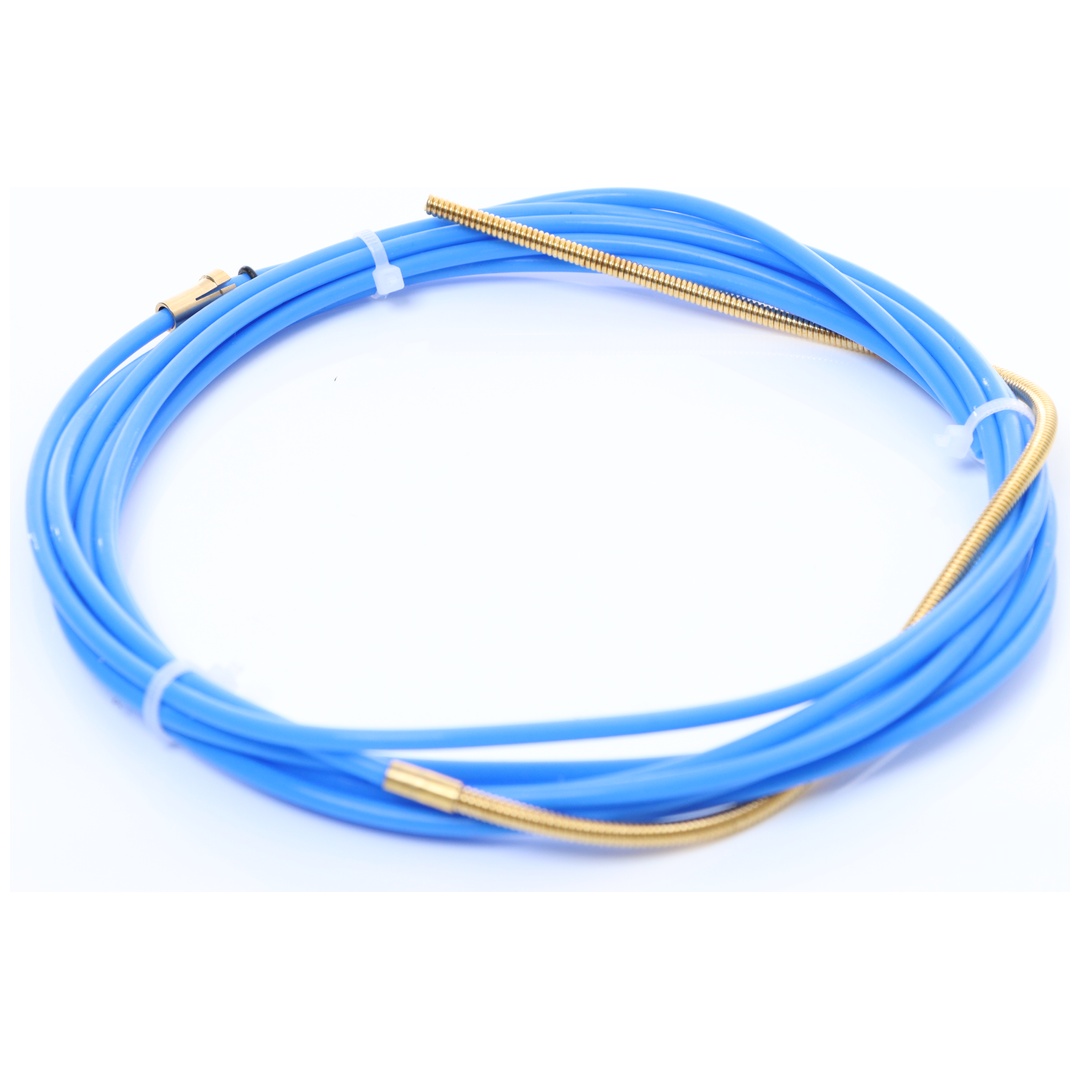ELMAG PTFE-Seele 3,5 m blau für DrahtØ 0,6-1,0mm mit Haltenippel & O-Ring