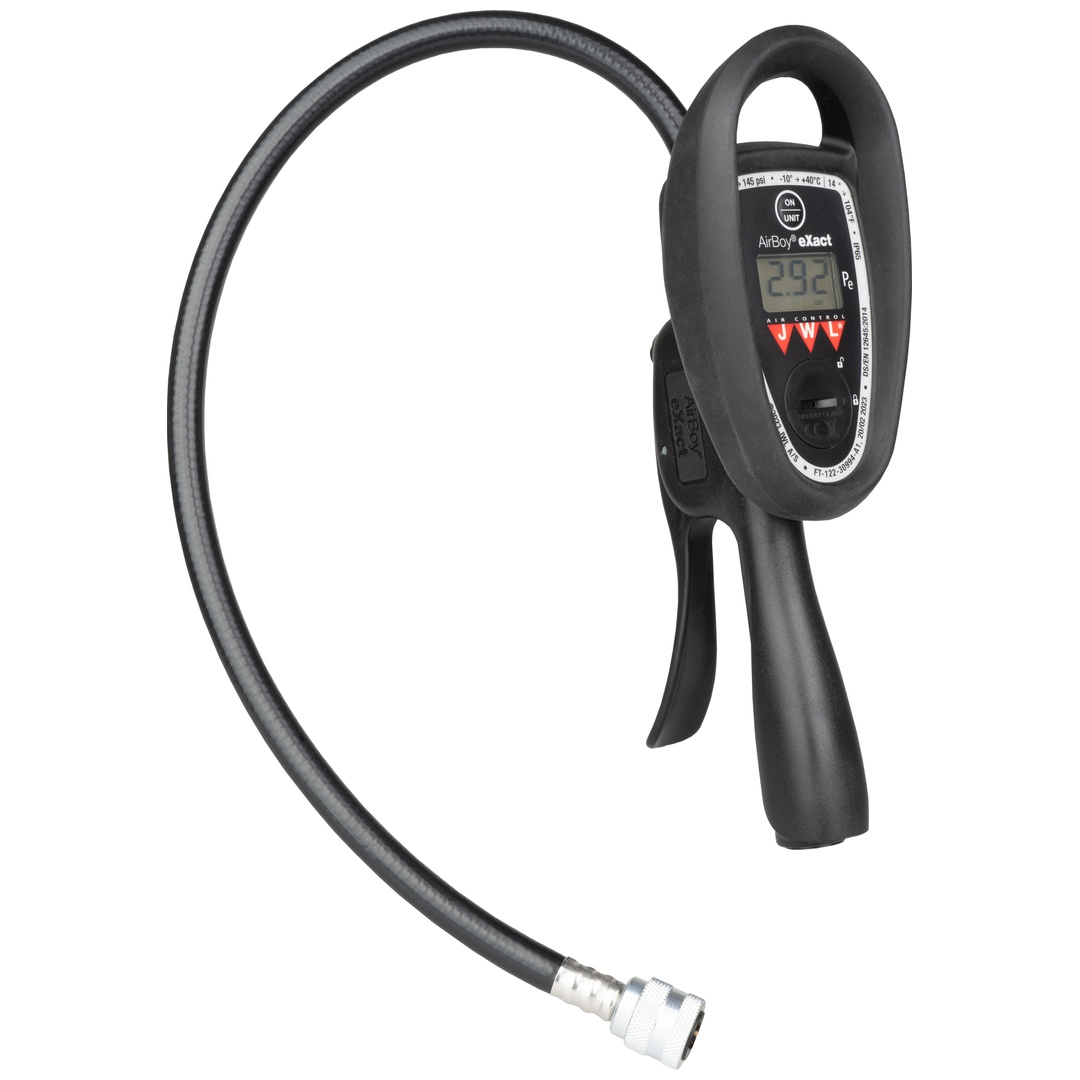 ELMAG Reifenfüller JWL DIGITAL 0-10 bar inkl. 1 m Schlauch mit QT-Schnellstecker