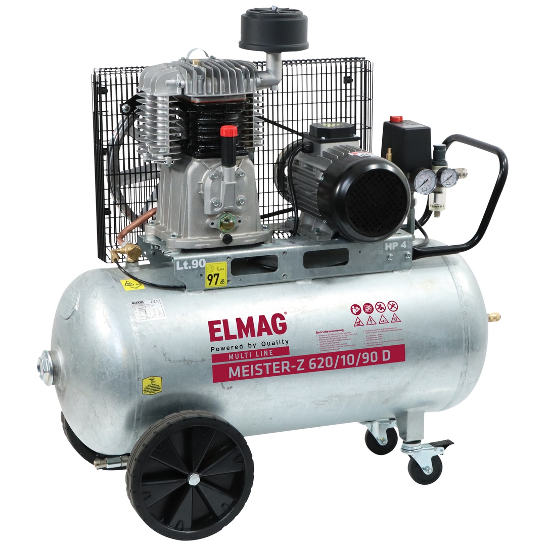 ELMAG Kompressor MEISTER-Z verzinkt 520/10/50 D