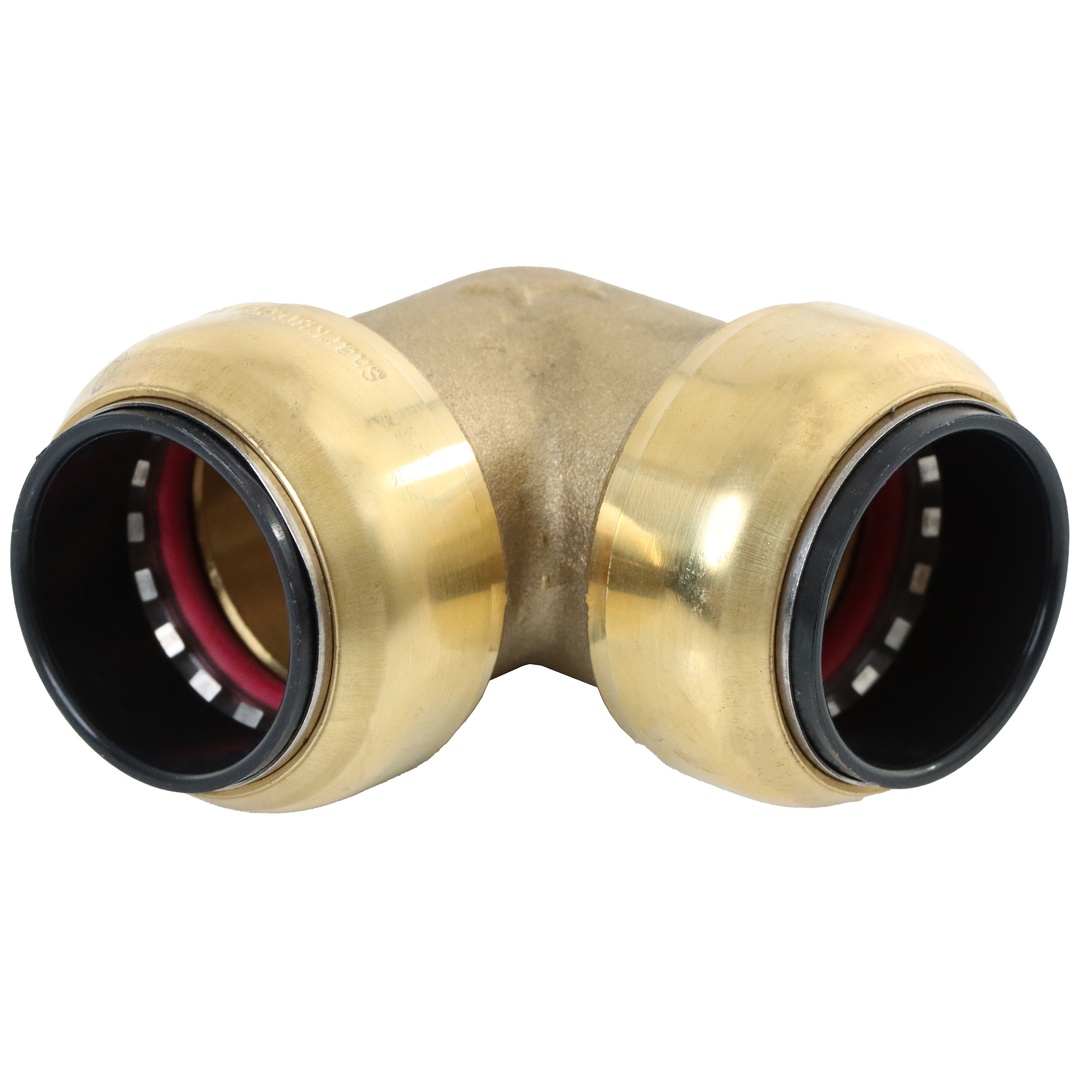ELMAG Winkel Steckverbinder Messing SharkBite für Rohr 28 mm, 90°