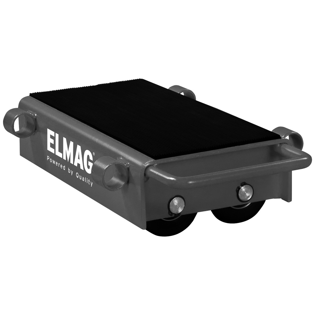 ELMAG Verstellbare Transportrollen-Set 6.000 kg bestehend aus 2 Stk. Transportrollen & 2 Stk. Verbindungsstangen