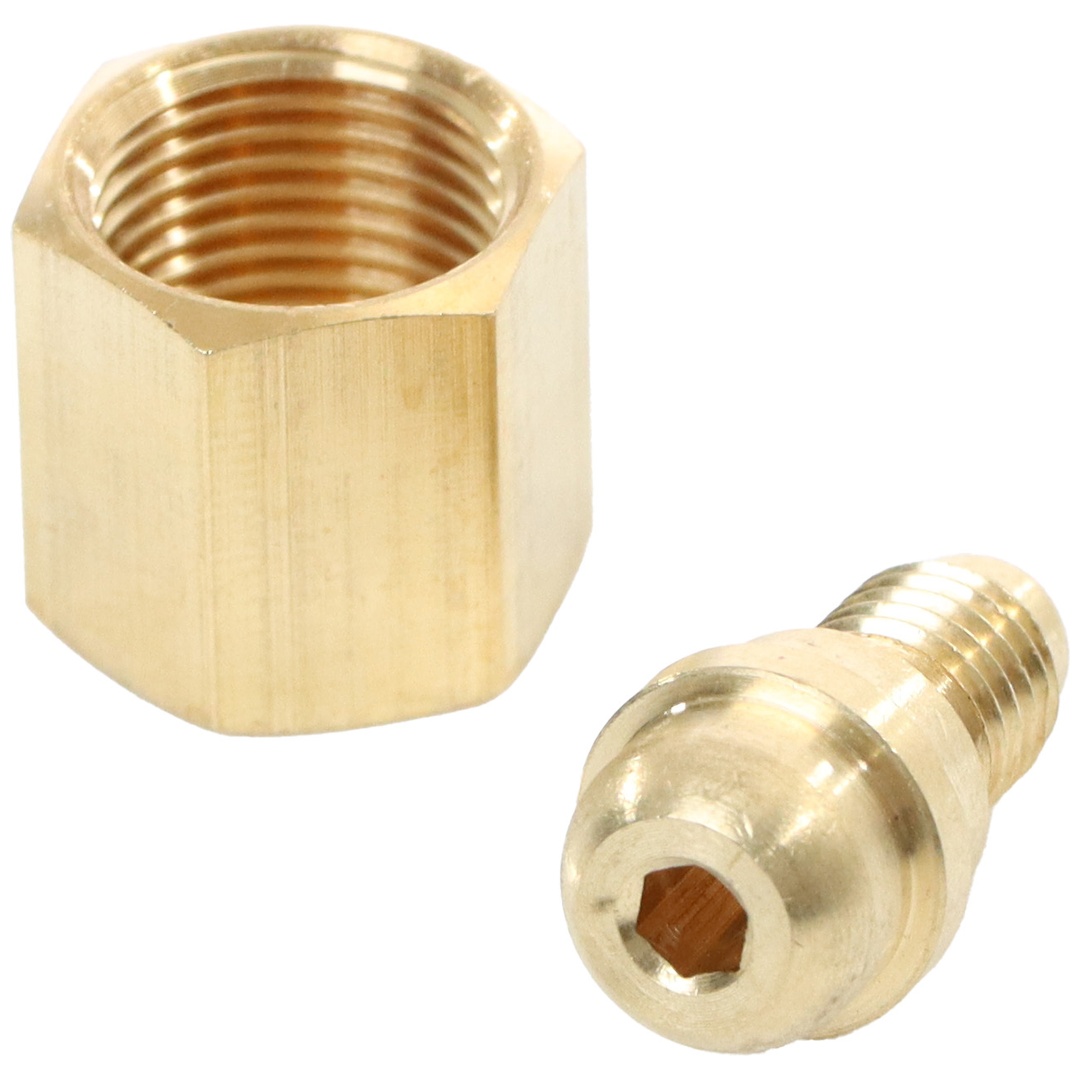 ELMAG Gasanschluss mit IG M12x1.0 Überwurfmutter zu WIG-Schlauchpakete SRC ONE