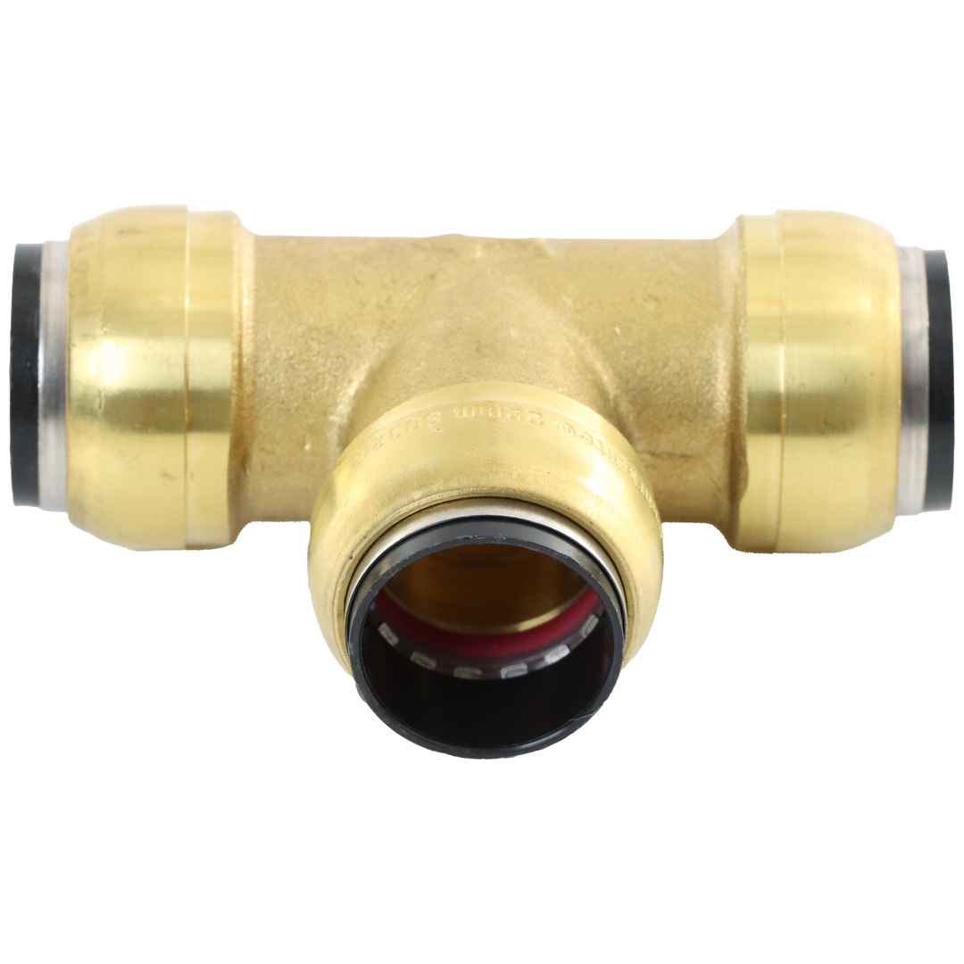ELMAG T-Steckverbinder Messing SharkBite für Rohr 22 mm