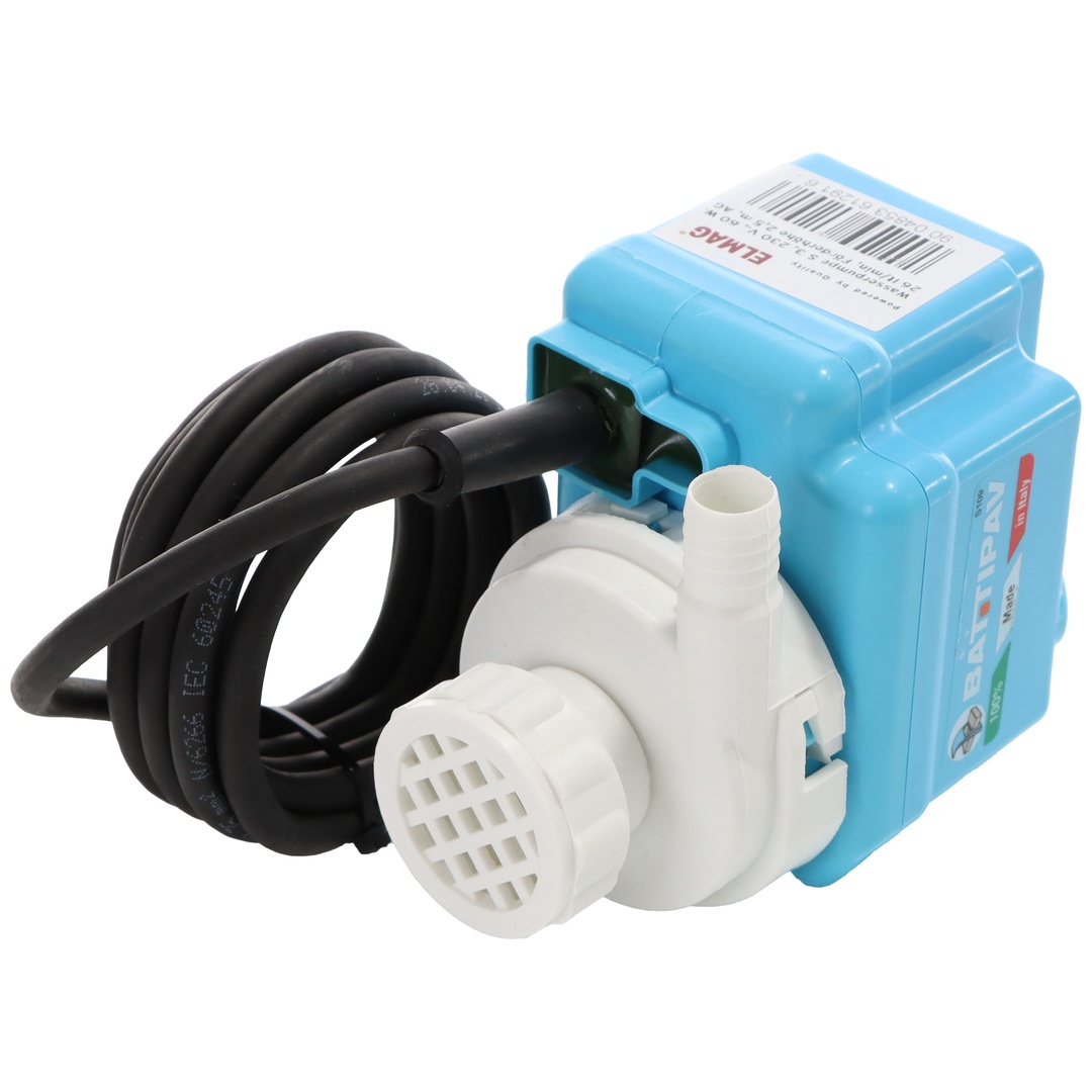 ELMAG Wasserpumpe S 3, 230 V., 60 W., 26 lt/min, Förderhöhe 2,5 m, AG 1/4, Steintrennmaschinen