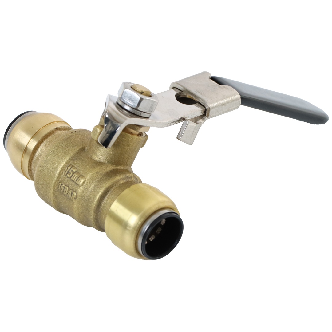 ELMAG Steck-Kugelhahn für Rohr 15 mm