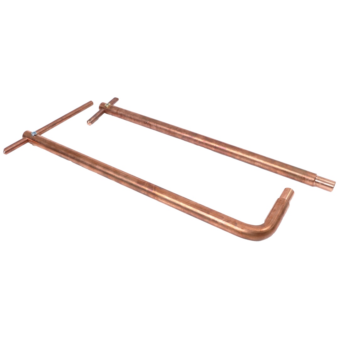 ELMAG CU-Elektrodenarme inkl. Ø 12mm Elektroden, L=500mm, H=220mm, Aufnahme Ø 18mm, Mod. 7407 passend für Modelle 7900 - 7902 - 7911