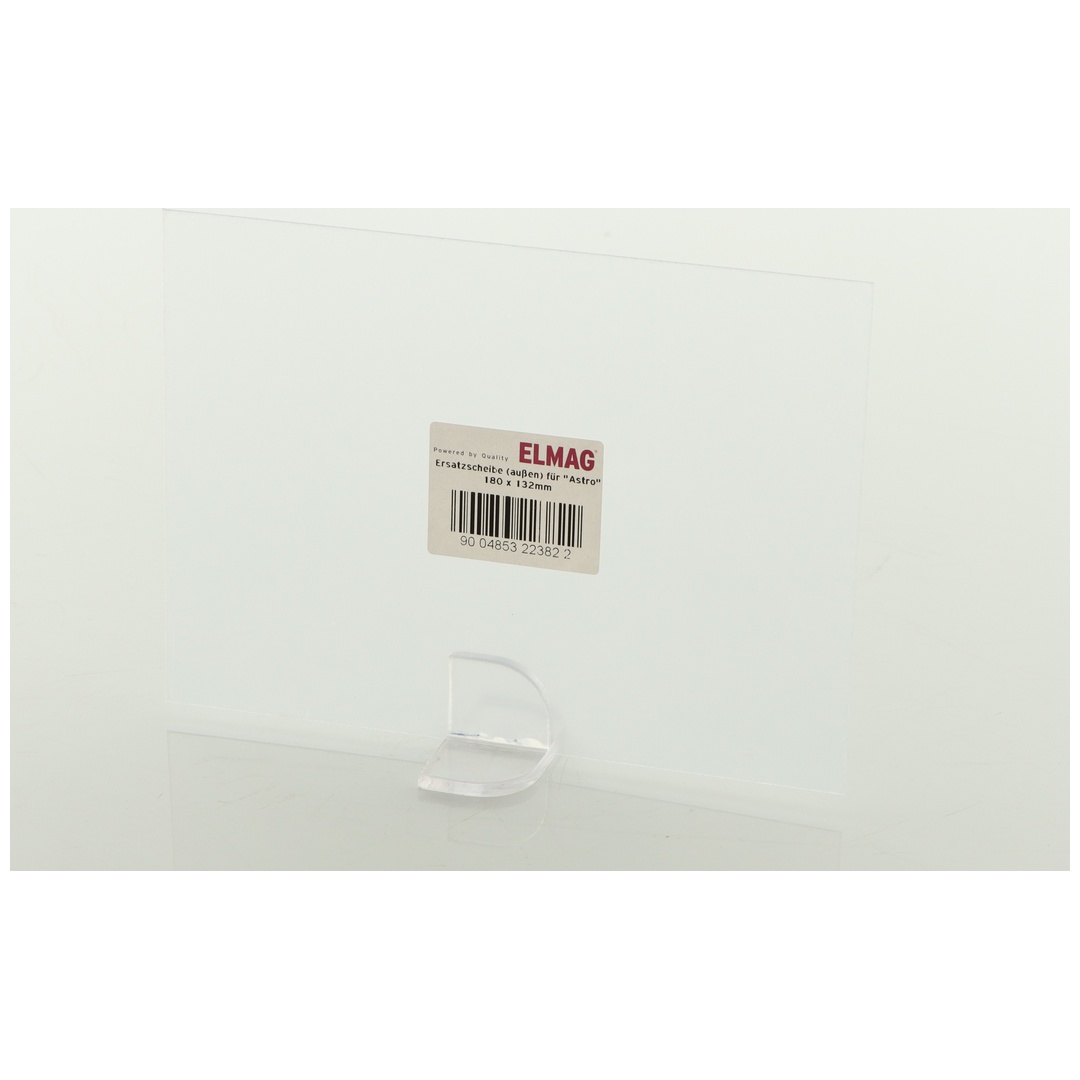 ELMAG Ersatzscheibe (außen) für Astro M06, 180 x 132mm
