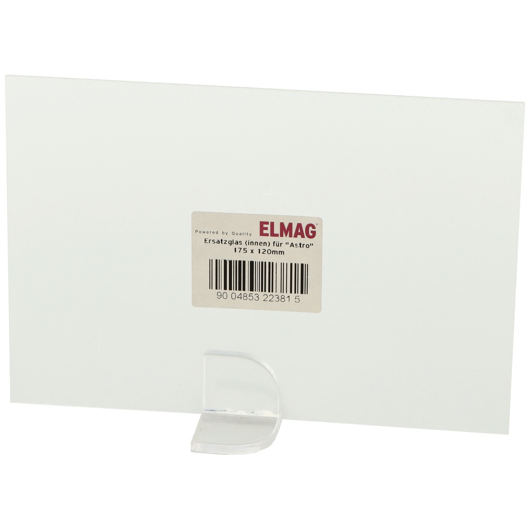 ELMAG Ersatzglas (innen) für Astro M06, 175 x 120mm