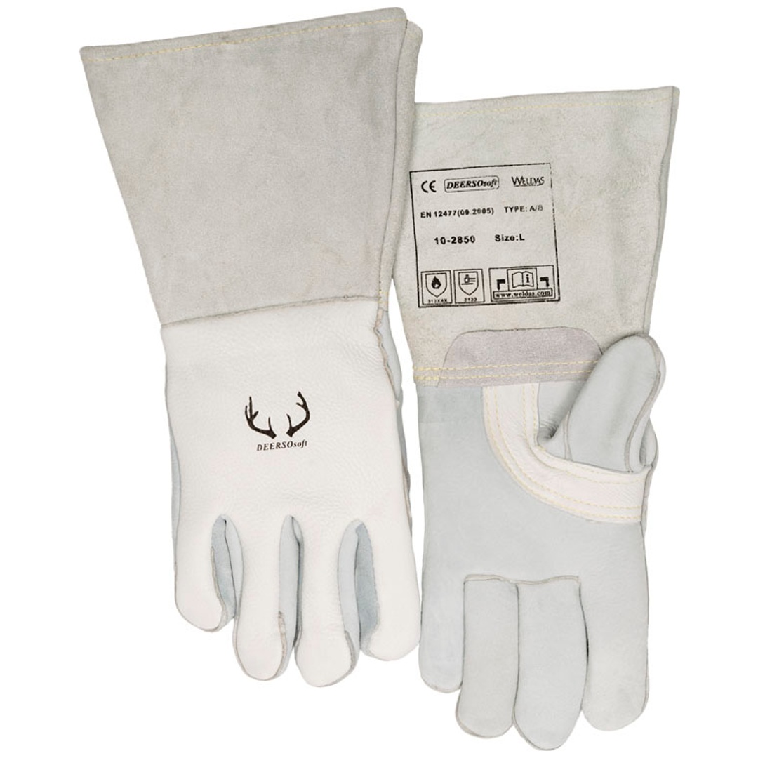 Weldas 5-Finger-Schweißerhandschuh 10-2850, Gr. 9,5