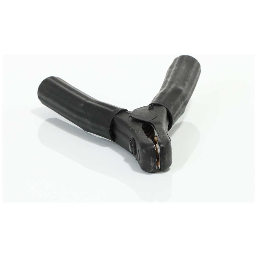 ELMAG Polklemme (schwarz -) - vollisoliert, 600 A, L= 165 mm, Kupferband/Messingkontakt
