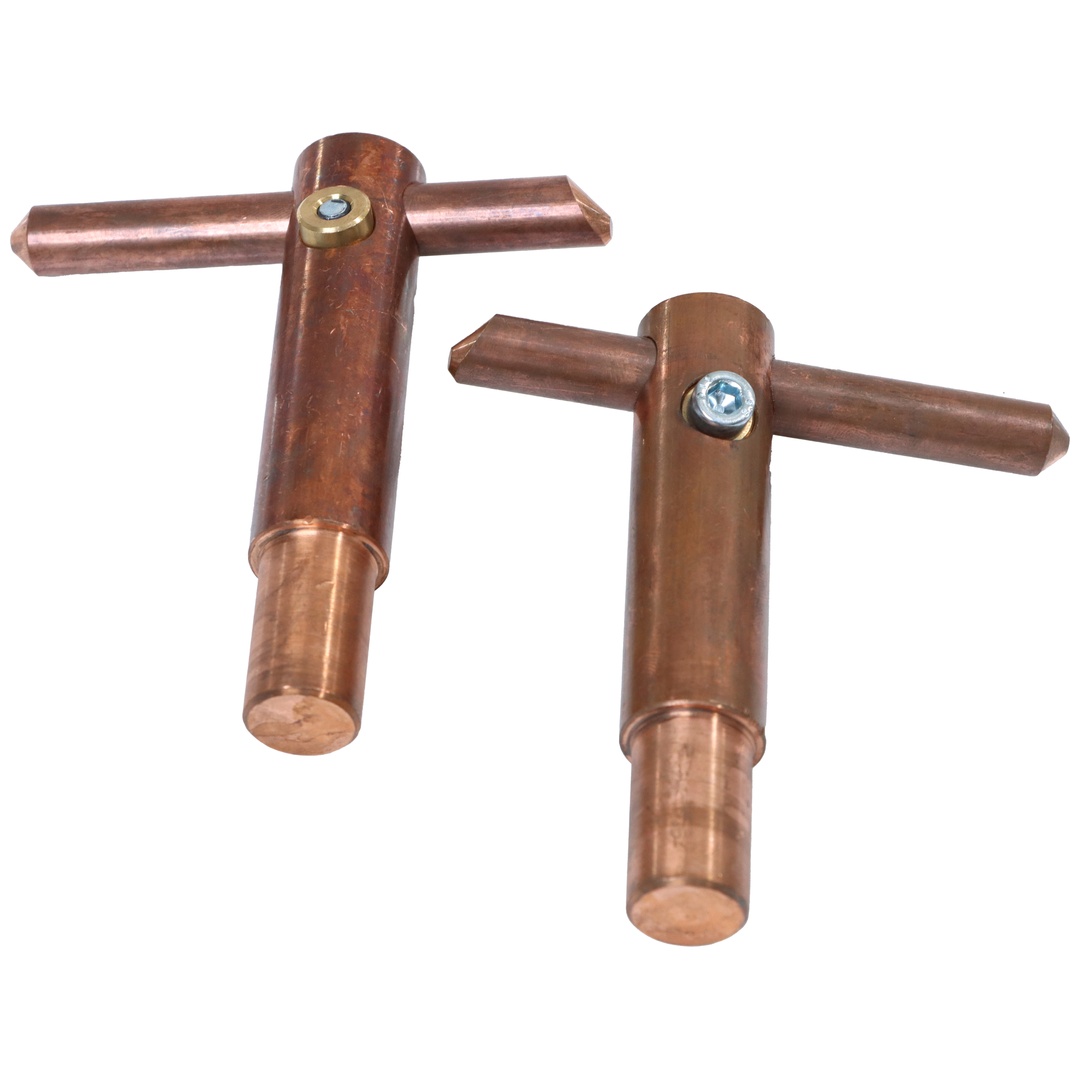 ELMAG CU-Elektrodenarme inkl. Ø 12mm Elektroden, L=125mm, Aufnahme Ø 18mm, Mod. 7401 passend für Modelle 7900 - 7902 - 7911